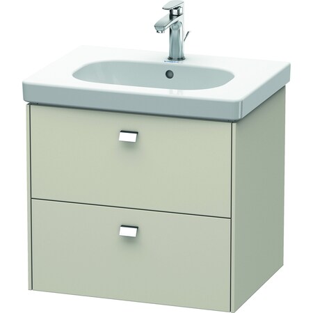 Duravit Brioso Wall-Mounted Vanity Unit Taupe Matt BR414501091